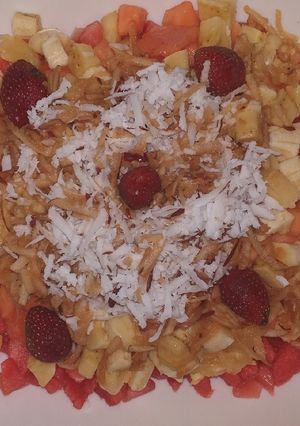 A picture of Fruits salad.