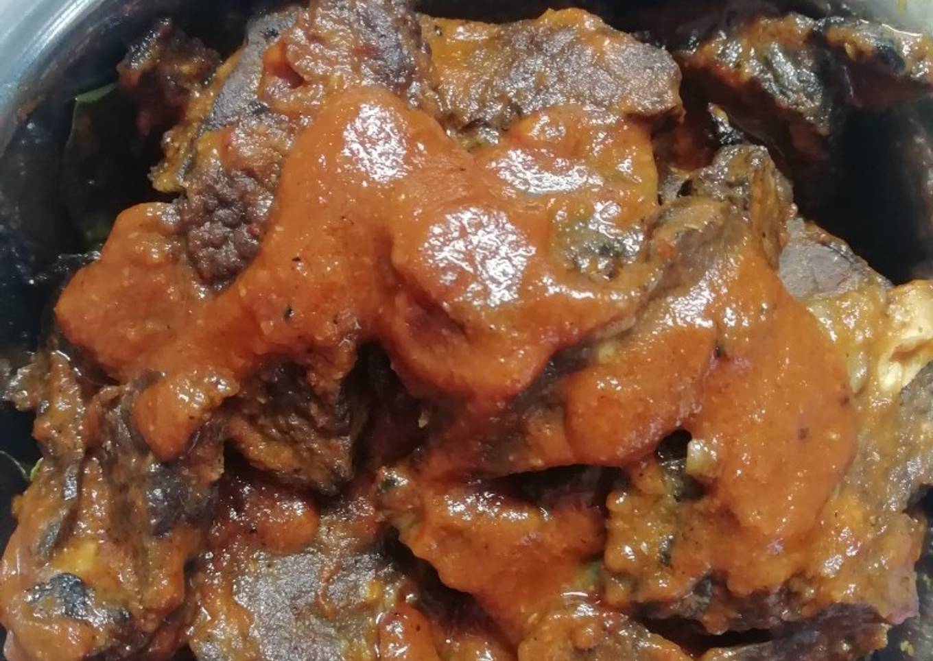 Paru Sapi Rica-rica