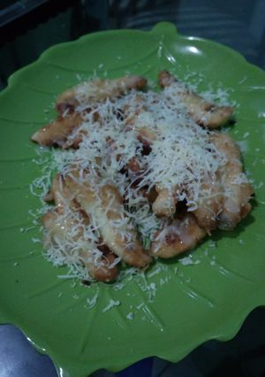 Foto resep Pisang goreng keju simpel