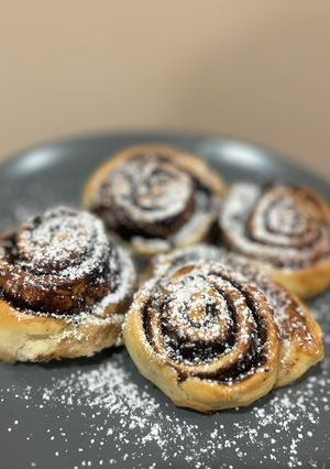 Kakaós csiga recept fotója