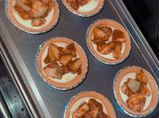 A picture of mini cheesecake