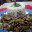 Dry beef chilli