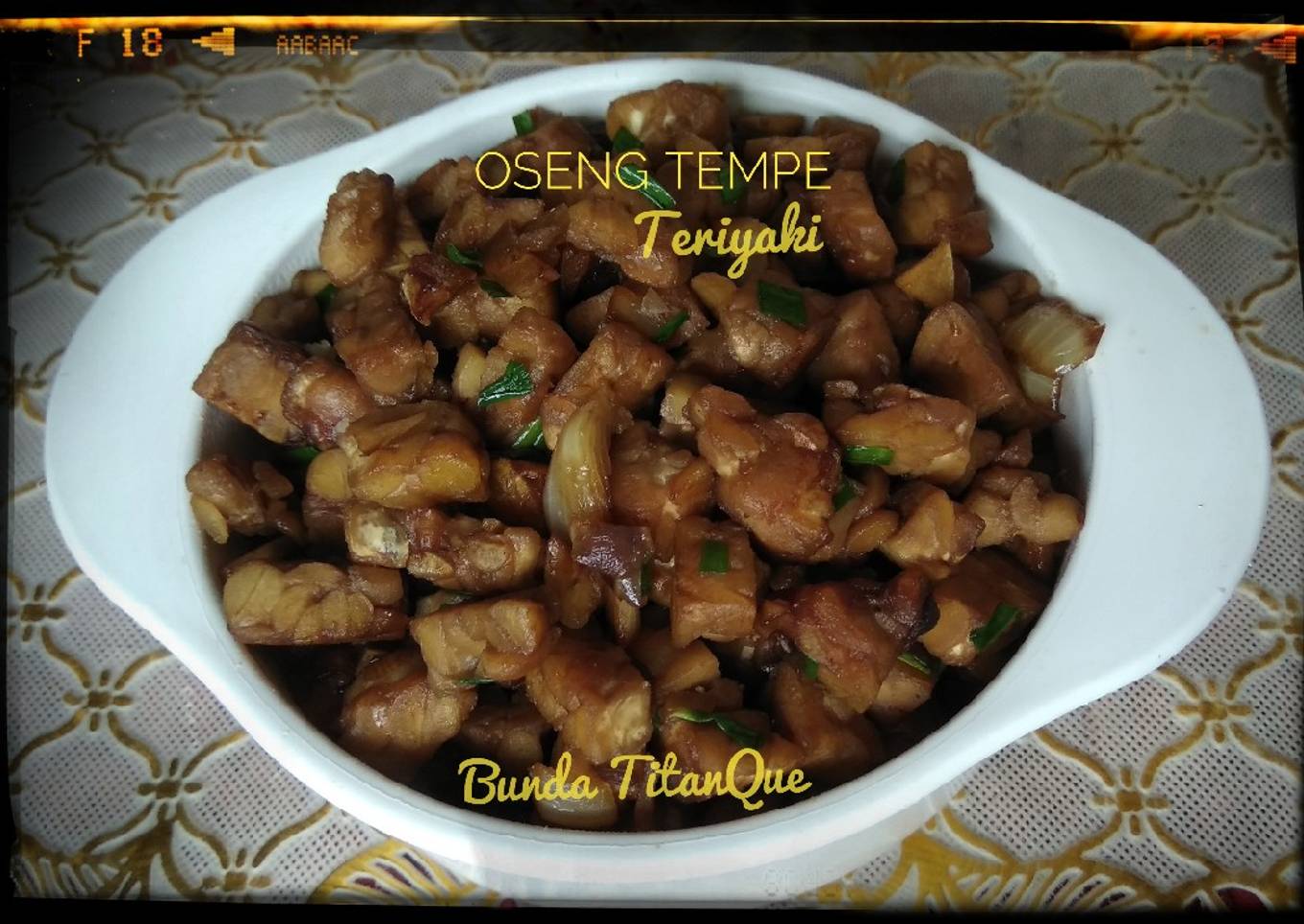 Oseng Tempe Teriyaki