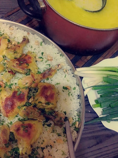 صورة لوصفة منسف دجاج 💙😍