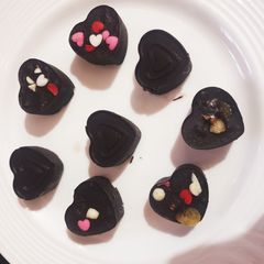 A picture of Nutty chocolates.