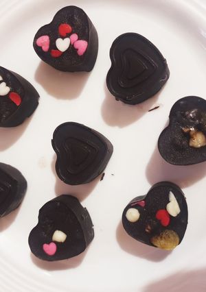 A picture of Nutty chocolates.