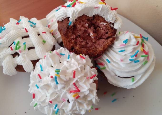 Recipe of Ultimate Strawberry Cupcakes