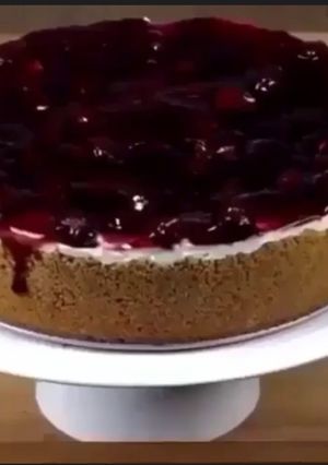 صورة لوصفة تشيز كيك بالبلوبري