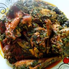 A picture of Vegetable soup with peri wrinkle.