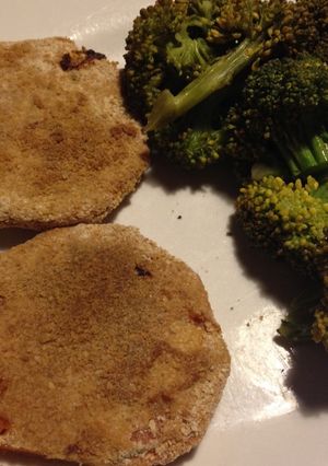 Una foto de Milanesas de calabaza, fácil y sanas!