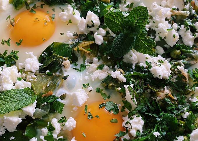 Recipe of Favorite Green Shakshuka💚