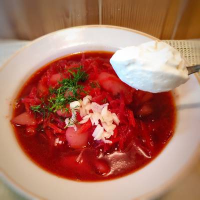 Борщ - пошаговый рецепт с фото. Автор рецепта Алеся . - Cookpad