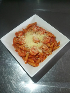 Una foto de Penne Rigate en Salsa de Camarones a la Diabla