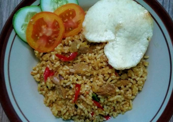 Nasgor rendang sisa