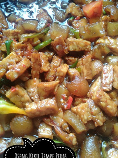 Foto resep Oseng Kikil Tempe Pedas