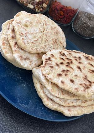 Une photo de Pains Naans healthy