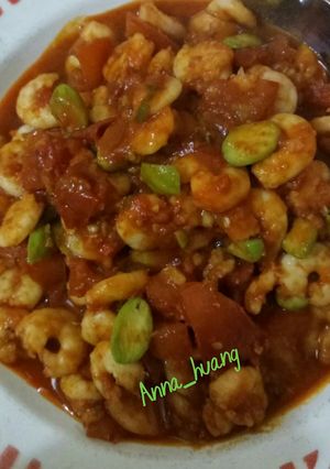 Foto resep Sambal udang pete