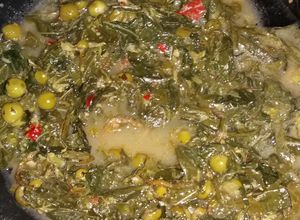 Foto resep Oblok.Oblok Daun Singkong + Cepokak