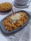 Spicy Fusilli Taburan Keju