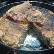 Tortilla de espinaca con atún