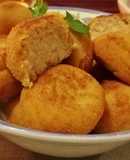 Croquetas de Secas amb butifarra i cansalada viada