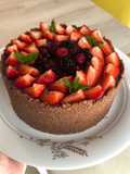 Cestino cheescake ai frutti rossi