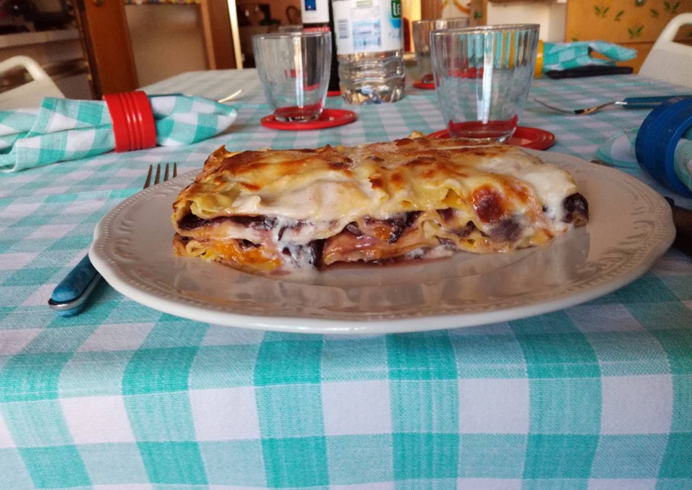 Pasticcio di zucca e radicchio rosso #ciaksicucina#cookpad