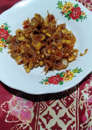Foto resep Sambal ebi kedelai kriuk