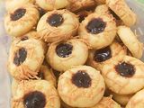 Thumbprint Blueberry Cookies