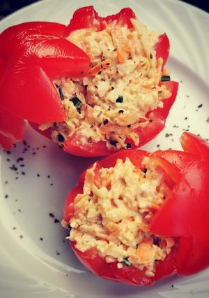 Une photo de Tomate suprise/coleslaw