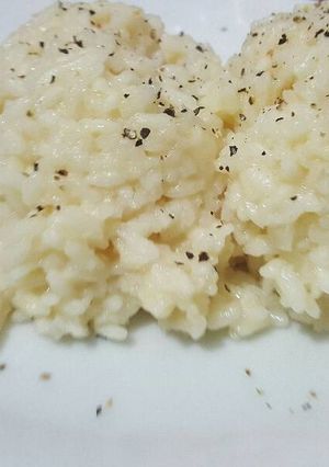 Una foto de Risotto de champagne