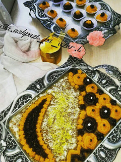 عکسی از دستور حلوا زعفرونی