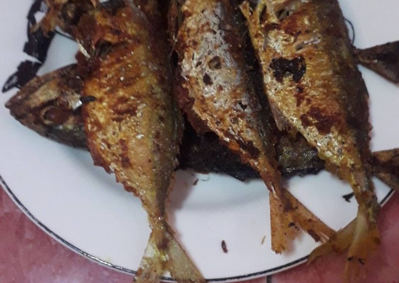 Ikan Kembung goreng simple