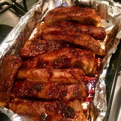 A picture of Sticky BBQ Ribs.