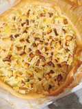 Tarte rhubarbe et pomme