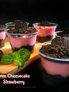 Foto resep Oreo Cheesecake Strawberry