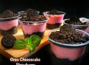 Foto resep Oreo Cheesecake Strawberry