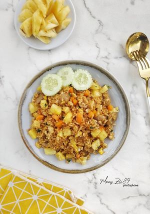 Foto resep 610. Nasi Goreng Nanas