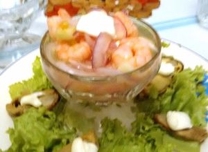 Una foto de Ceviche de Camarón