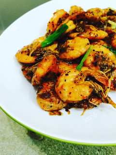 Foto resep Udang Lada hitam