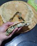 Tarta de pollo y puerro