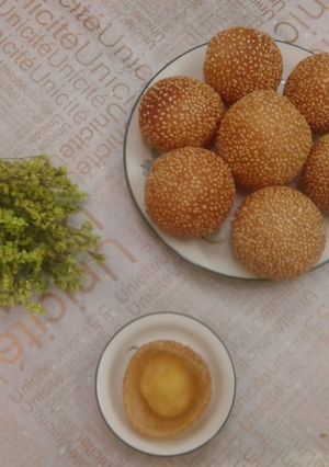 Hình của món Bánh rán lúc lắc.