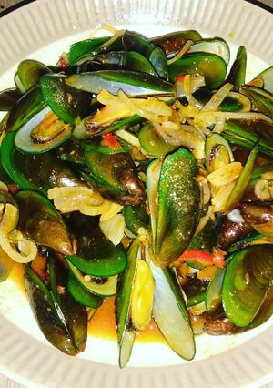 Foto resep Kerang Ijo Bumbu Saos