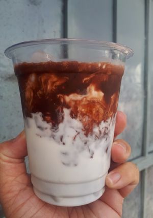 Hình của món Cacao cốt dừa.