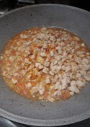 Una foto de Relleno para empanadas de pollo