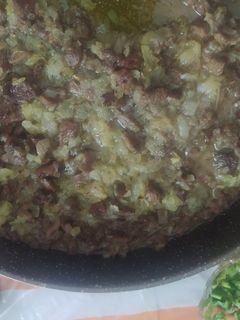 صورة لوصفة كبدة دجاج بالبصل والتوابل الشهيه 😋