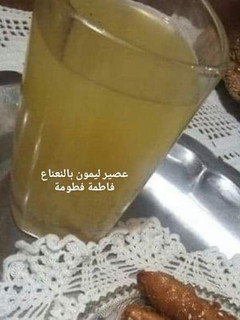صورة لوصفة عصير ليمون بالنعناع