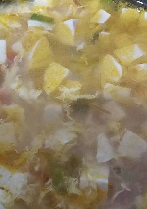 Foto resep Sup Tahu Telur