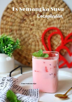 Foto resep Es Semangka Susu Cocopandan