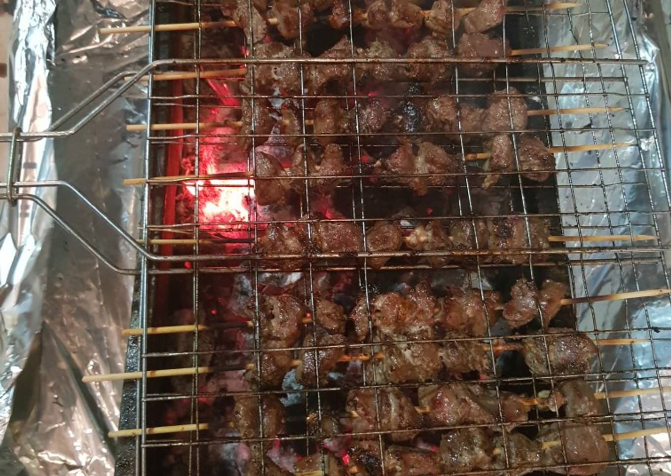 Bbq lamb boti
